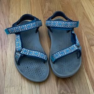 Tevas in Blue Aztec